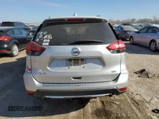 2017 Nissan Rogue SV with VIN JN8AT2MT8HW150186, listed as a Copart auction lot 82809414 with 77,784 mi miles and Salvage Title. Bid and sale history available at carsss.com. Image 6.