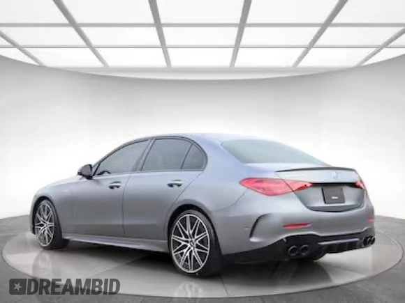 2023 Mercedes-Benz C 43 AMG with VIN W1KAF8HB5PR1196XX, listed as a Copart auction lot 50557815 with 7,642 mi miles and Clean Title. Bid and sale history available at DreamBid. Image 3.