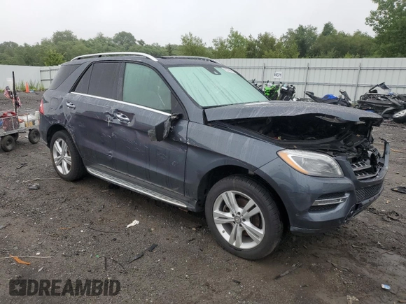 2015 Mercedes-Benz M 350 with VIN 4JGDA5HB2FA525688, listed as a Copart auction lot 63729745 with Not provided miles and Clean title. Bid and sale history available at DreamBid. Image 4.
