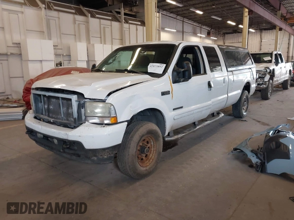 2003 Ford Super Duty F-250 XL with VIN 1FTNW21F43EA04885, listed as a IAAI auction lot 42073892 with 1 mi miles. Bid and sale history available at carsss.com. Image 17.