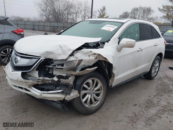 2017 Acura RDX w/Technology Pkg with VIN 5J8TB4H58HL035072, listed as a IAAI auction lot 41491866 with 89,733 mi miles. Bid and sale history available at carsss.com. Image 17.