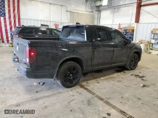 2020 Honda Ridgeline Black Edition with VIN 5FPYK3F81LB021805, listed as a Copart auction lot 43483285 with 66,017 mi miles and Salvage Title. Bid and sale history available at carsss.com. Image 3.