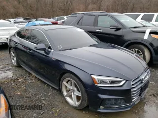 2018 Audi A5 Sportback Premium Plus with VIN WAUENCF56JA100415, listed as a Copart auction lot 40967394 with 40,158 mi miles. Bid and sale history available at carsss.com. Image 4.