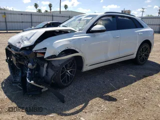 2019 Audi Q8 Premium Plus z VIN WA1EVBF16KD030631, wystawiony jako Copart lot #65307503 z przebiegiem 39 368 mil mil oraz . Historia ofert i sprzedaży dostępna na DreamBid. Obrazek 1.