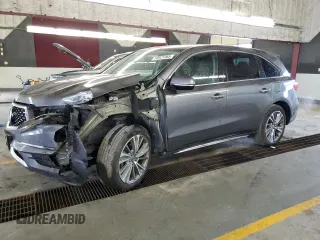 2018 Acura MDX Technology with VIN 5J8YD4H57JL016129, listed as a Copart auction lot 58921365 with 99,051 mi miles and Salvage title. Bid and sale history available at DreamBid. Image 1.
