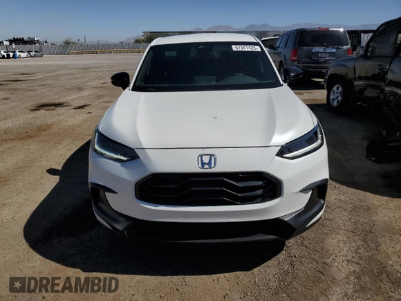 2024 Honda HR-V Sport with VIN 3CZRZ2H56RM708508, listed as a Copart auction lot 57341425 with 14,709 mi miles and Salvage title. Bid and sale history available at DreamBid. Image 5.