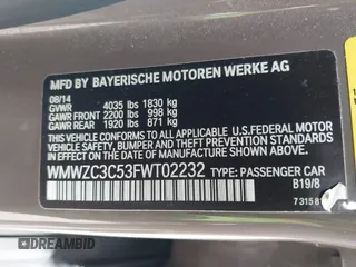 2015 MINI Countryman S z VIN WMWZC3C53FWT02232, wystawiony jako IAAI lot #42204694 z przebiegiem 107 544 mil mil oraz . Historia ofert i sprzedaży dostępna na DreamBid. Obrazek 9.