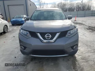2016 Nissan Rogue SV with VIN KNMAT2MV3GP736395, listed as a Copart auction lot 87594365 with 119,101 mi miles and Clean Title. Bid and sale history available at carsss.com. Image 5.