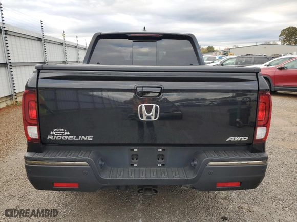 2020 Honda Ridgeline Black Edition with VIN 5FPYK3F85LB006370, listed as a Copart auction lot 78906074 with 42,063 mi miles and Salvage Title. Bid and sale history available at carsss.com. Image 6.