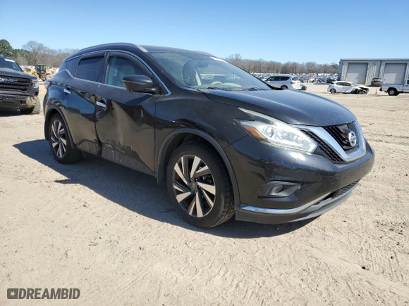 2016 Nissan Murano SV with VIN 5N1AZ2MG0GN120113, listed as a Copart auction lot 44191015 with 138,810 mi miles and Salvage Title. Bid and sale history available at carsss.com. Image 4.