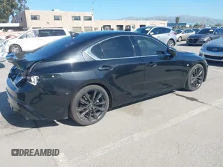 2021 Lexus IS with VIN JTHGZ1B29M5038391, listed as a IAAI auction lot 41647851 with 45,446 mi miles. Bid and sale history available at carsss.com. Image 4.
