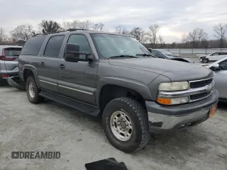 2001 Chevrolet Suburban LT with VIN 3GNGK26U31G141020, listed as a Copart auction lot 86370664 with 186,896 mi miles and Salvage Title. Bid and sale history available at carsss.com. Image 4.
