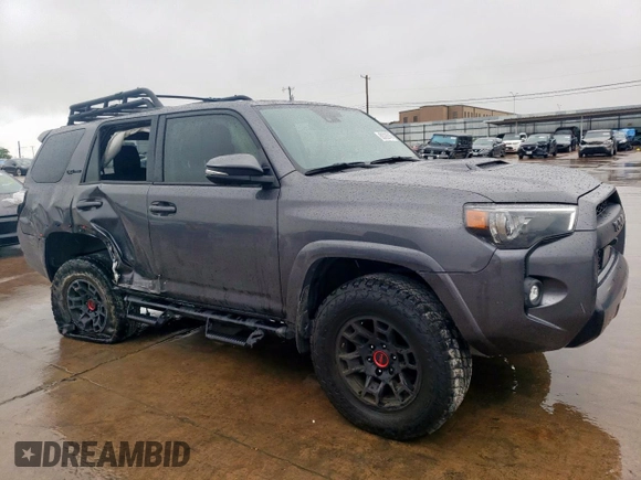 2023 Toyota 4Runner TRD Pro with VIN JTELU5JR9P6117865, listed as a Copart auction lot 60726745 with 20,996 mi miles and Salvage title. Bid and sale history available at DreamBid. Image 4.