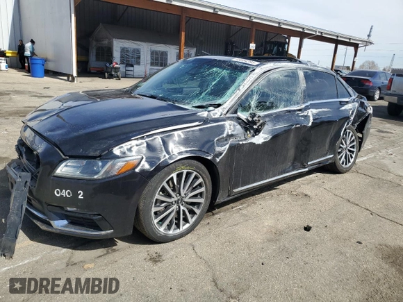 2019 Lincoln Continental Select z VIN 1LN6L9SK4K5606004, wystawiony jako Copart lot #48584395 z przebiegiem 110 917 mil mil oraz Szkoda całkowita • Salvage title. Historia ofert i sprzedaży dostępna na DreamBid. Obrazek 1.