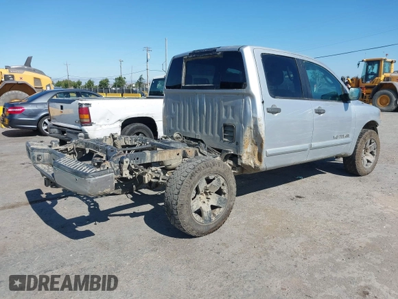 2009 Nissan Titan SE with VIN 1N6AA07C09N315234, listed as a IAAI auction lot 42643969 with 195,795 mi miles and . Bid and sale history available at DreamBid. Image 4.