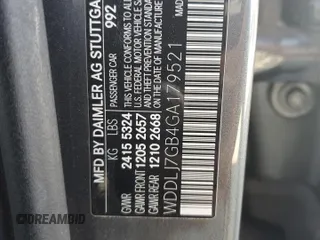 2016 Mercedes-Benz CLS 63 S AMG с VIN WDDLJ7GB4GA179521, выставлен на аукционе Copart как лот 57534725 с пробегом 98 036 миль миль и Списание • Salvage title. История ставок и продаж доступна на DreamBid. Изображение 12.
