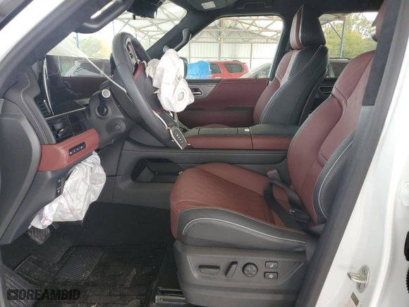 2025 Infiniti QX80 AUTOGRAPH with VIN JN8AZ3CC3S9601746, listed as a Copart auction lot 78186414 with 1,235 mi miles and Salvage Title. Bid and sale history available at carsss.com. Image 7.