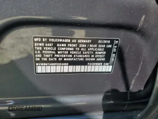 2015 Volkswagen CC R-Line with VIN WVWBN7AN0FE824699, listed as a Copart auction lot 77967484 with 73,800 mi miles and Salvage Title. Bid and sale history available at carsss.com. Image 12.