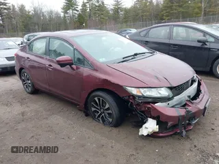 2015 Honda Civic EX with VIN 2HGFB2F85FH503798, listed as a IAAI auction lot 42019022 with 151,109 mi miles. Bid and sale history available at carsss.com. Image 1.