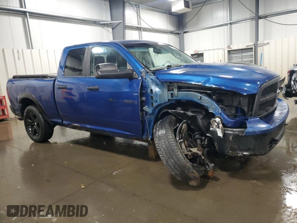 2011 Ram 1500 ST with VIN 1D7RV1GT0BS574495, listed as a Copart auction lot 49590025 with 153,084 mi miles and Salvage Title. Bid and sale history available at carsss.com. Image 4.