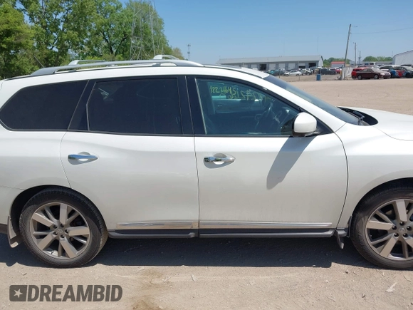 2016 Nissan Pathfinder S with VIN 5N1AR2MM3GC605041, listed as a IAAI auction lot 42242668 with 222,563 mi miles and . Bid and sale history available at DreamBid. Image 13.