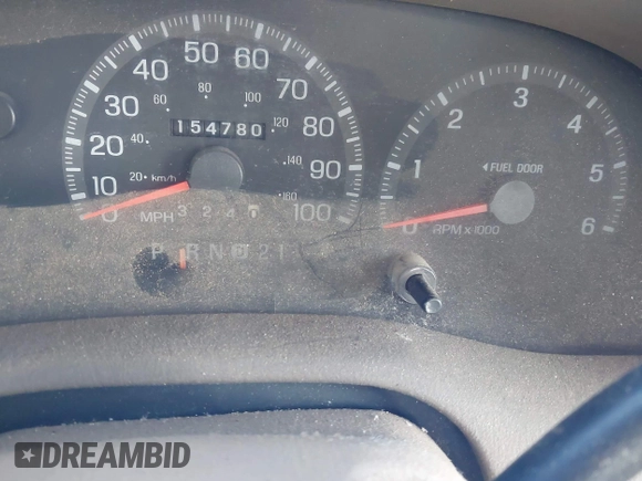 1998 Ford F-150 with VIN 1FTZX17W3WKB43668, listed as a IAAI auction lot 41243322 with 154,780 mi miles and . Bid and sale history available at DreamBid. Image 7.