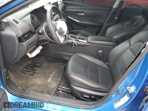 2024 Nissan Sentra SR with VIN 3N1AB8DV4RY381747, listed as a Copart auction lot 41478765 with 8,502 mi miles and Salvage Title. Bid and sale history available at carsss.com. Image 7.