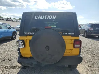 2021 Jeep Wrangler Unlimited Sport with VIN 1C4HJXKN4MW606809, listed as a Copart auction lot 56288484 with 59,561 mi miles and Salvage title. Bid and sale history available at DreamBid. Image 6.