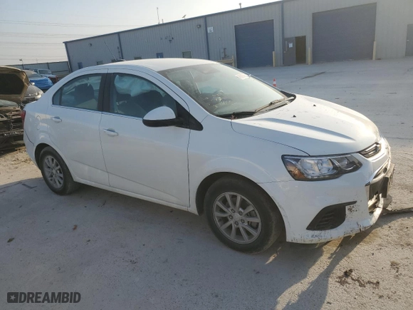 2017 Chevrolet Sonic LT with VIN 1G1JD5SH1H4127880, listed as a Copart auction lot 48890705 with 27,710 mi miles and Salvage Title. Bid and sale history available at carsss.com. Image 4.