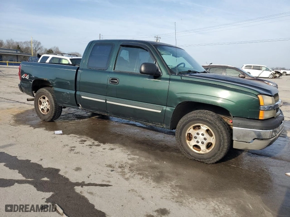 2004 Chevrolet Silverado 1500 Z71 with VIN 1GCEK19T04E127455, listed as a Copart auction lot 48785215 with 374,554 mi miles and Salvage Title. Bid and sale history available at carsss.com. Image 4.
