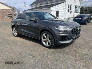 2019 Audi Q8 Premium Plus with VIN WA1BVAF13KD035346, listed as a Copart auction lot 50950015 with 105,787 mi miles and Clean title. Bid and sale history available at DreamBid. Image 4.
