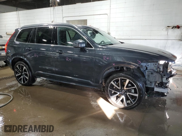 2021 Volvo XC90 Momentum with VIN YV4A22PK6M1737461, listed as a Copart auction lot 77948834 with 40,143 mi miles and Salvage Title. Bid and sale history available at carsss.com. Image 4.