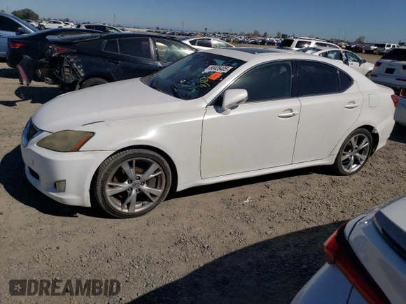 2010 Lexus IS 350 with VIN JTHBE5C26A5024732, listed as a Copart auction lot 50428405 with Not Provided miles and Salvage Title. Bid and sale history available at DreamBid. Image 1.