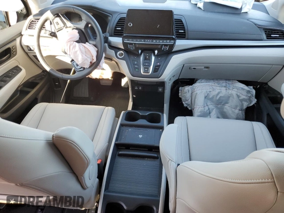 2025 Honda Odyssey EX-L with VIN 5FNRL6H68SB010600, listed as a Copart auction lot 84069294 with Not Provided miles and Salvage Title. Bid and sale history available at carsss.com. Image 8.