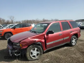 2002 Chevrolet TrailBlazer LS with VIN 1GNDT13S422462068, listed as a Copart auction lot 46504315 with 234,984 mi miles and Salvage Title. Bid and sale history available at DreamBid. Image 1.