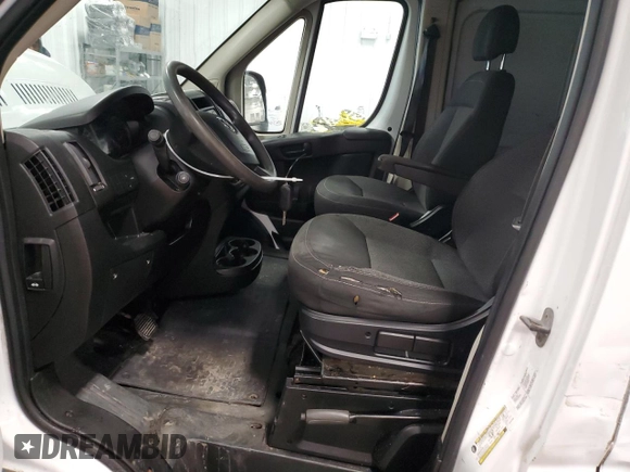 2014 Ram ProMaster Cargo with VIN 3C6TRVCG3EE101595, listed as a Copart auction lot 43605045 with 342,319 mi miles and Salvage Title. Bid and sale history available at carsss.com. Image 7.