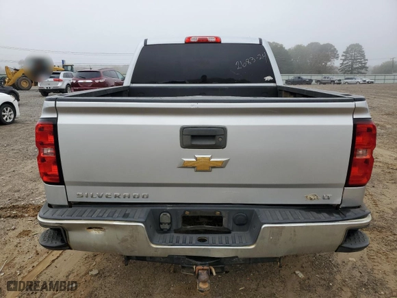2015 Chevrolet Silverado 1500 LT with VIN 3GCUKREH4FG243748, listed as a Copart auction lot 81315074 with 215,637 mi miles and Salvage Title. Bid and sale history available at carsss.com. Image 6.