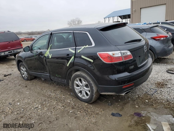 2012 Mazda CX-9 Touring with VIN JM3TB2CAXC0349508, listed as a Copart auction lot 43991805 with 108,599 mi miles and Salvage Title. Bid and sale history available at carsss.com. Image 2.