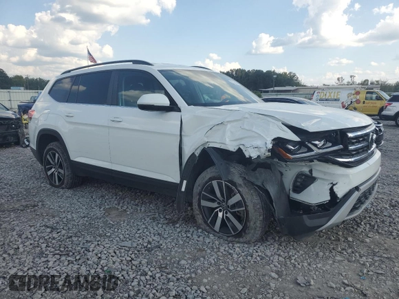 2022 Volkswagen Atlas SE with VIN 1V2DP2CA5NC550196, listed as a Copart auction lot 72036934 with 66,495 mi miles and Salvage title. Bid and sale history available at DreamBid. Image 4.