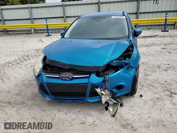2014 Ford Focus SE with VIN 1FADP3K2XEL360126, listed as a Copart auction lot 42309495 with 134,337 mi miles and Salvage Title. Bid and sale history available at carsss.com. Image 10.