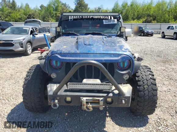2010 Jeep Wrangler Sport with VIN 1J4AA2D11AL218913, listed as a Copart auction lot 53308135 with Not Provided miles and Salvage Title. Bid and sale history available at carsss.com. Image 5.
