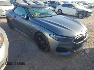 2022 BMW 8 Series 840i with VIN WBADZ4C0XNCH67676, listed as a Copart auction lot 76451084 with 16,694 mi miles and Non Repairable. Bid and sale history available at carsss.com. Image 4.