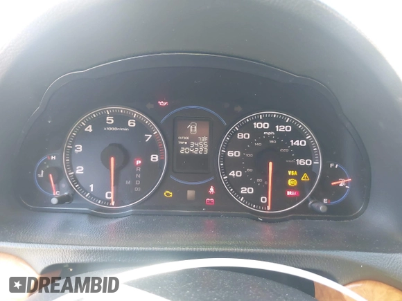 2005 Acura TSX with VIN JH4CL96955C034101, listed as a IAAI auction lot 41826809 with 204,223 mi miles and . Bid and sale history available at DreamBid. Image 7.