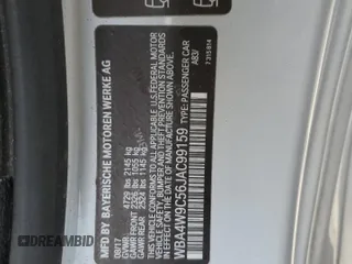 2018 BMW 4 Series 440i xDrive z VIN WBA4W9C56JAC99159, wystawiony jako Copart lot #79561174 z przebiegiem 77 429 mil mil oraz Szkoda całkowita • Salvage title. Historia ofert i sprzedaży dostępna na DreamBid. Obrazek 12.
