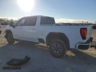 2021 GMC Sierra 2500HD AT4 with VIN 1GT49PEY1MF317254, listed as a Copart auction lot 83268294 with 34,668 mi miles and Salvage Title. Bid and sale history available at carsss.com. Image 2.