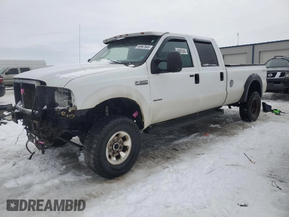 2006 Ford F-350 XL with VIN 1FTWW31P36EA45337, listed as a Copart auction lot 44967645 with 208,916 mi miles and Clean Title. Bid and sale history available at DreamBid. Image 1.