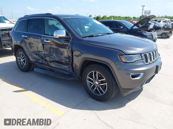 2017 Jeep Grand Cherokee Limited с VIN 1C4RJEBG0HC813893, выставлен на аукционе IAAI как лот 42528052 с пробегом 90 394 миль миль и . История ставок и продаж доступна на DreamBid. Изображение 1.