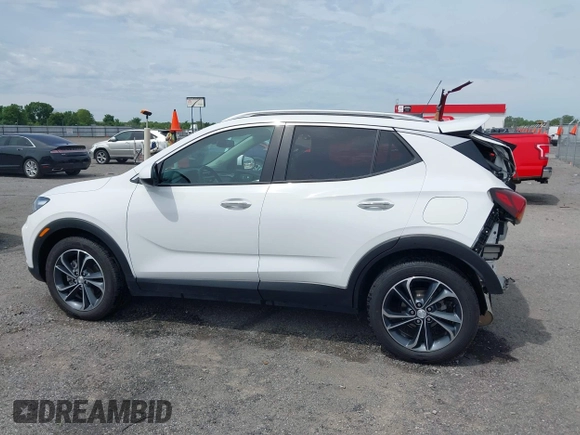 2022 Buick Encore GX Select with VIN KL4MMDS27NB134327, listed as a IAAI auction lot 42161612 with 24,017 mi miles and . Bid and sale history available at DreamBid. Image 15.