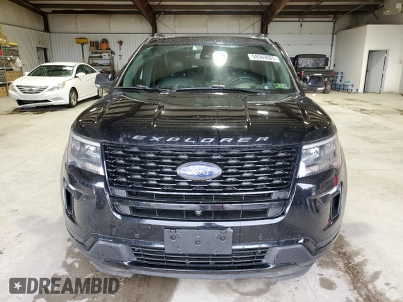 2018 Ford Explorer Sport with VIN 1FM5K8GT2JGC39584, listed as a Copart auction lot 58069825 with 113,836 mi miles and Salvage title. Bid and sale history available at DreamBid. Image 5.