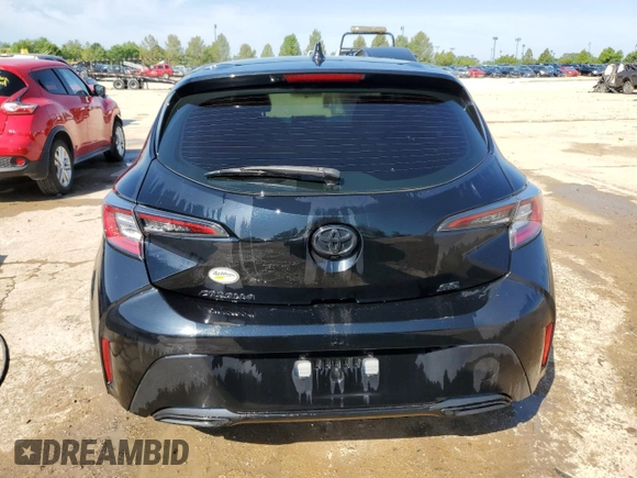 2021 Toyota Corolla Hatchback SE with VIN JTND4MBE9M3134382, listed as a Copart auction lot 57289134 with 62,465 mi miles and Salvage Title. Bid and sale history available at carsss.com. Image 6.